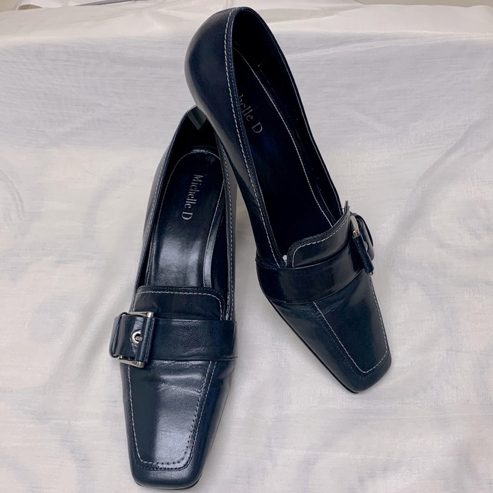 Leather shoes Kitten Heels